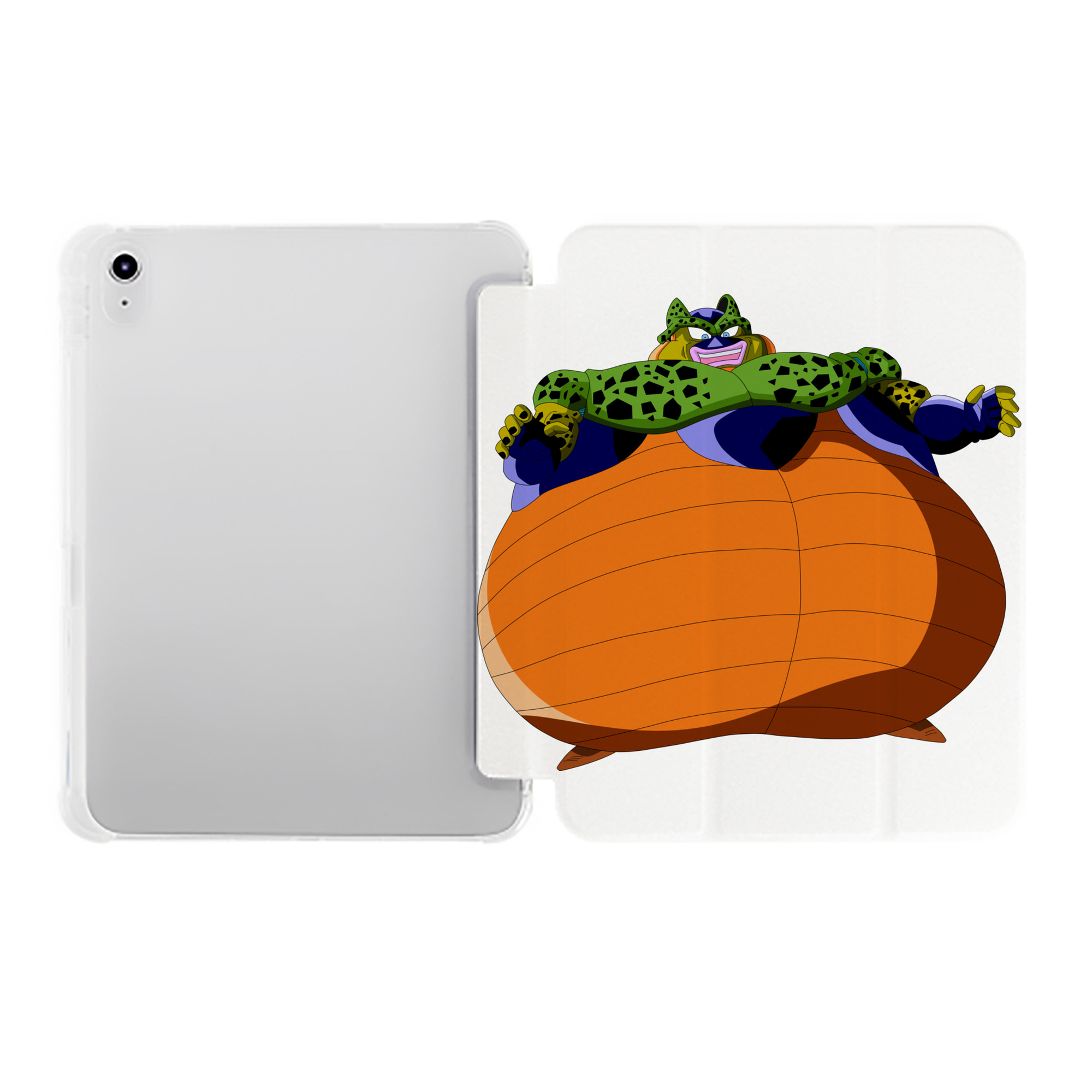 （画像用） ドラゴンボール セル DRAGON BALL Cell IPad ケース ペン収納付き 三つ折りスタンド PUレザー×シリコン 対応機種9.5/10.5/10.9インチ